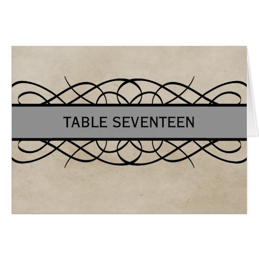 グレーの縁ど表番カード (正面横)