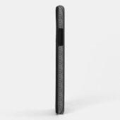グレーの縁取りのバロック調の花柄 Case-Mate iPhoneケース (裏面/右)