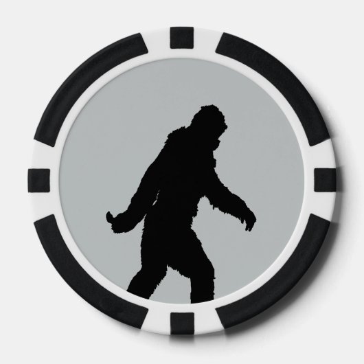 グレーの背景の色を変クリック更カスタマイズする ポーカーチップ (正面)