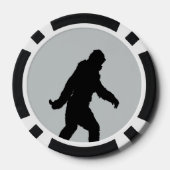 グレーの背景の色を変クリック更カスタマイズする ポーカーチップ (裏面)