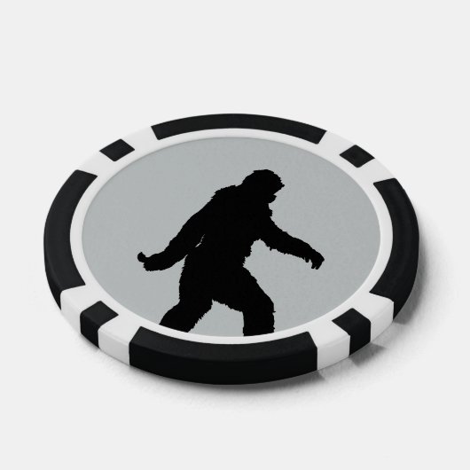 グレーの背景の色を変クリック更カスタマイズする ポーカーチップ (シングル)