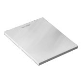 グレーの背景 エレガント シンプル プロフェッショナル ノートパッド (アングル)