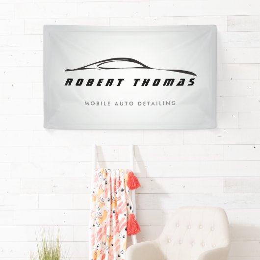 グレーの自動詳細、自動修復 横断幕 (インサイチュ)