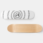 グレーの色を変クリックカスタマイズ更するパイのツイスト スケートボード (横)