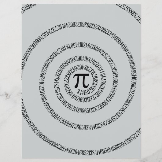 グレーの色を変クリック更するパイのツイスト チラシ (正面)