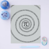 グレーの色を変クリック更するパイのツイスト チラシ (シングル)