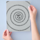 グレーの色を変クリック更するパイのツイスト チラシ (手)