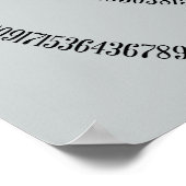 グレーの色を変クリック更するパイのツイスト ポスター (角)