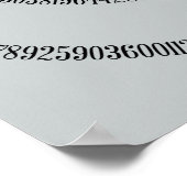 グレーの色を変クリック更するパイのツイスト ポスター (角)
