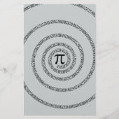 グレーの色を変クリック更するパイのツイスト 便箋 (正面)