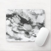 グレーの色合いの大理石 マウスパッド (マウス)