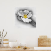 グレーの色合いの黄色 ポスター (キッチン)