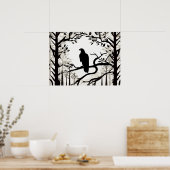 グレーの色合い：ワイルダネス・ウィスパー ポスター (キッチン)