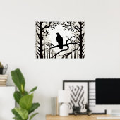 グレーの色合い：ワイルダネス・ウィスパー ポスター (ホームオフィス)