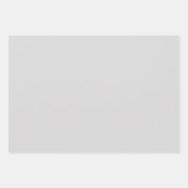 グレーの色無地のの贈り物 ラッピングペーパーシート