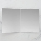 グレーの花模様 – ハンガリー語名の日 カード (内部)