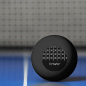 グレーの装飾ロープフェンシングブラック 卓球ボール (ネット)