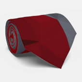 グレーの赤いランダムに配置された三角形。 ネクタイ (ロール)