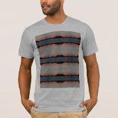グレーの軽量Tシャツとデザイン。TS 101 Tシャツ (正面)