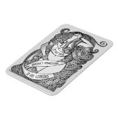 グレーの輝かしい磁石 マグネット (左側)