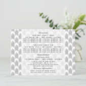 グレーの部族の矢印の情報カード 招待状 (スタンド正面)