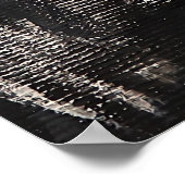 グレーの都市抽象プリント, バリューポスター紙 ポスター (角)