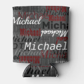 グレーの重複名 缶クーラー (正面)