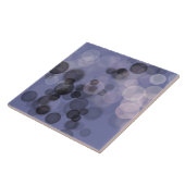 グレーの階調 ボケ サークル タイル (側面)