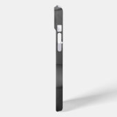 グレーの雨滴の背景 Case-Mate iPhoneケース (裏面 / 左)