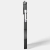 グレーの雨滴の背景 Case-Mate iPhoneケース (裏面 / 左)