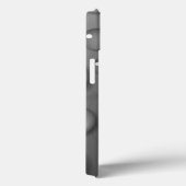 グレーの雨滴の背景 Case-Mate iPhoneケース (裏面 / 右)