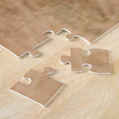 グレーの馬の歩くを通るフィールド ジグソーパズル (側面)