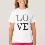 グレーの黒いスクリプト結婚ラブ Tシャツ<br><div class="desc">簡単に色やフォントを変えられる。ロゴや背景画像も好きなように追加できる。</div>
