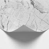 グレーの「花崗岩ヘイズウォール」大理石テクスチャラッピング ラッピングペーパー (角)