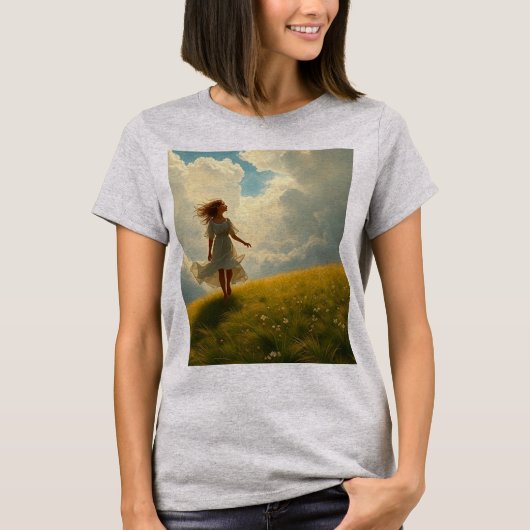 グレーのTシャツ Tシャツ (正面)