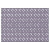 グレーのXoxo手書き テーブルクロス (正面(横))