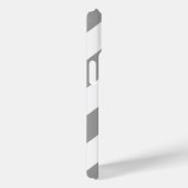 グレーはっきりしたシェブロン Case-Mate iPhoneケース (裏面 / 右)