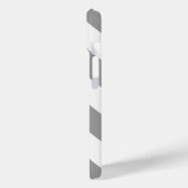 グレーはっきりしたシェブロン Case-Mate iPhoneケース (裏面 / 左)