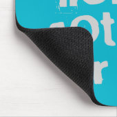 グレーは誰もそ得れには時間がない マウスパッド (コーナー)