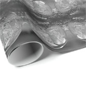 グレーアイスバブルデザイン ラッピングペーパー (ロールコーナー)