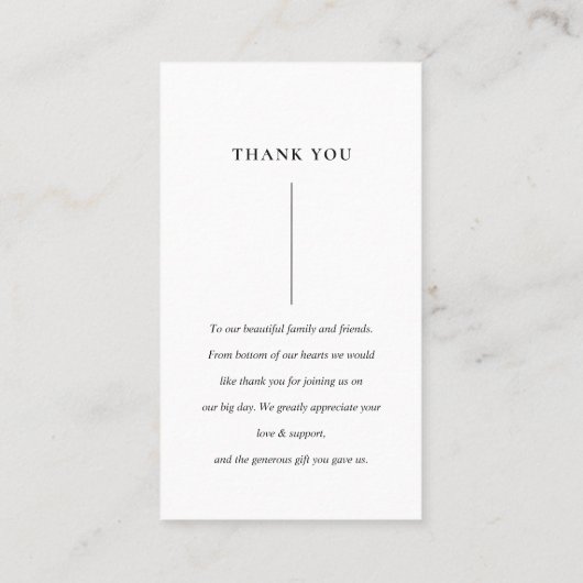 グレーアイボリーホワイトアクアフローラ結婚ズサンキュー 名刺 (裏面)