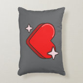 グレーアクセント枕 アクセントクッション (正面(垂直))