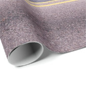 グレーアスファルト道路のグリーンクーペ ラッピングペーパー (ロールコーナー)