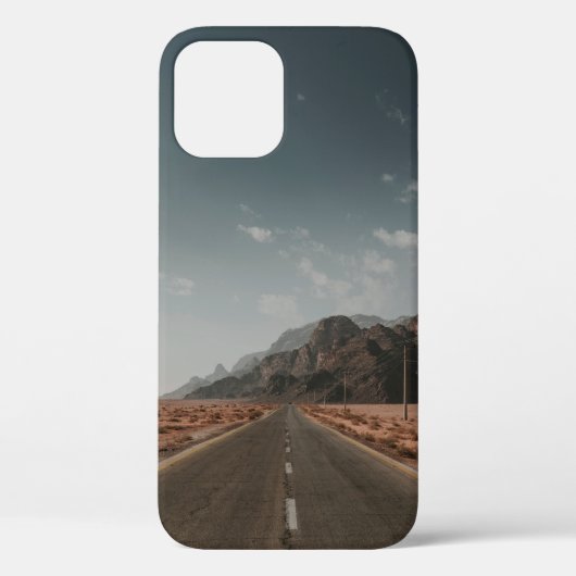 グレーアスファルト道路 Case-Mate iPhoneケース (裏面)