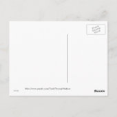 グレーアラビアホース葉書 ポストカード (裏面)