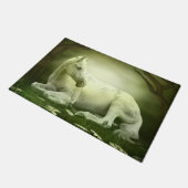 グレーアラビアンホース ドアマット (アングル)