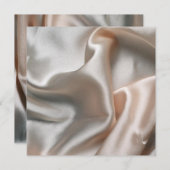 グレーアンドバラサテンランジェリーパーティの招待状 招待状 (正面/裏面)