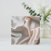 グレーアンドバラサテンランジェリーパーティの招待状 招待状 (スタンド正面)