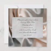 グレーアンドバラサテンランジェリーパーティの招待状 招待状 (裏面)