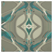 グレーアンドブルー抽象芸術アート ファブリック (見本)